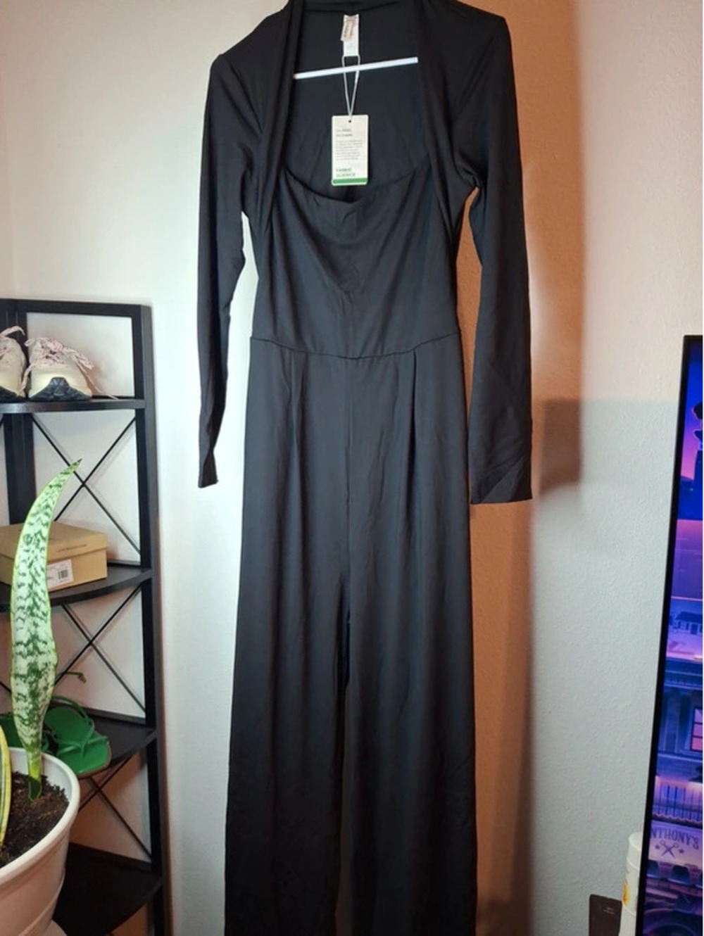 Halara Women's Black Jumpsuit size L Reg NWT